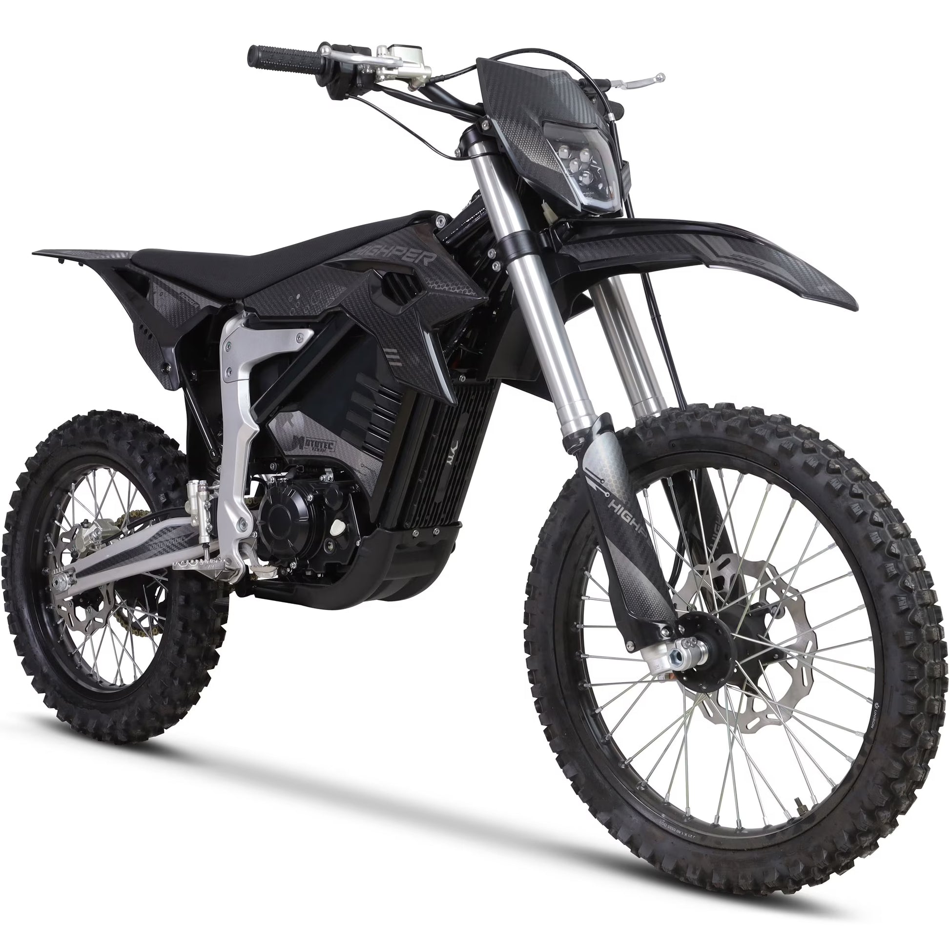 Venom 72V 12000W Electric Dirt Bike Black