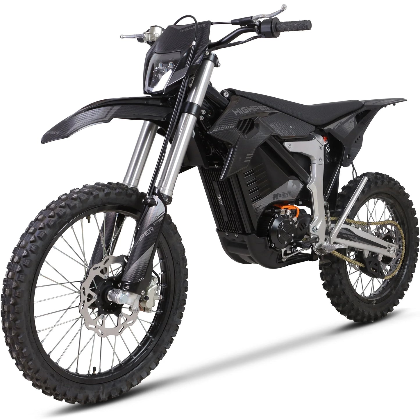 Venom 72V 12000W Electric Dirt Bike Black