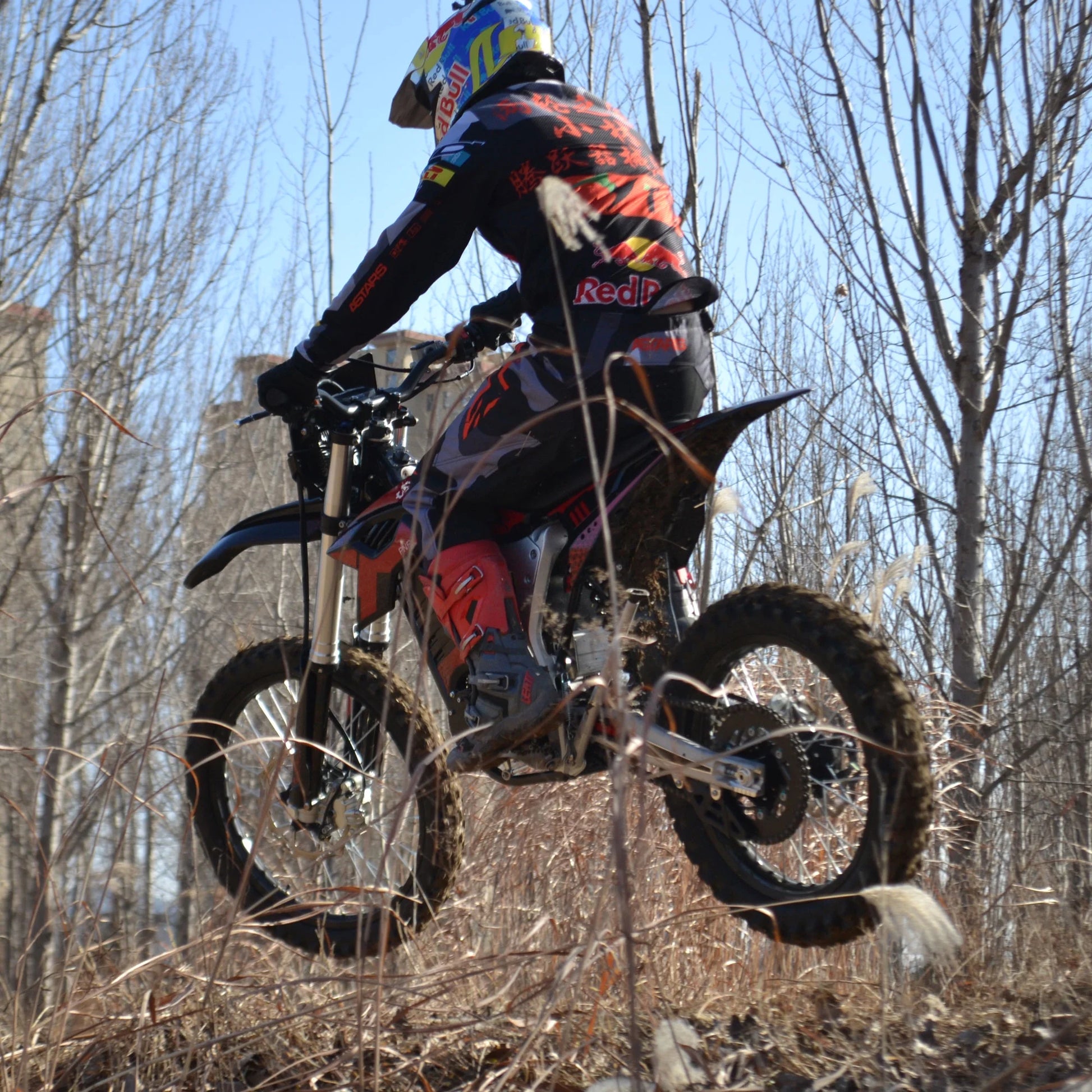 Venom 72V 12000W Electric Dirt Bike Black