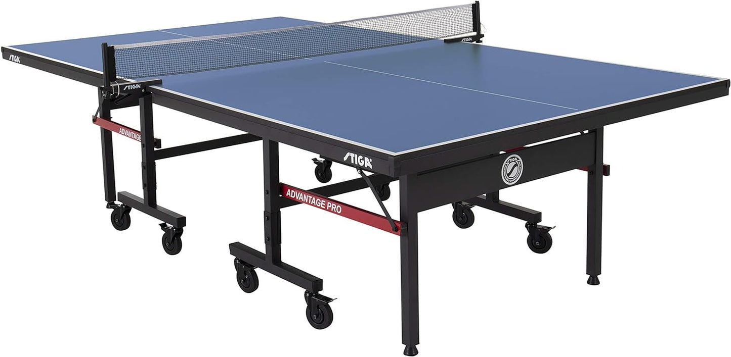 Advantage Series Ping Pong Tables - 13, 15, 18, and 25Mm Tabletops - Quickplay 10 Minute Assembly - Playback Mode - Recreational to Tournament Level