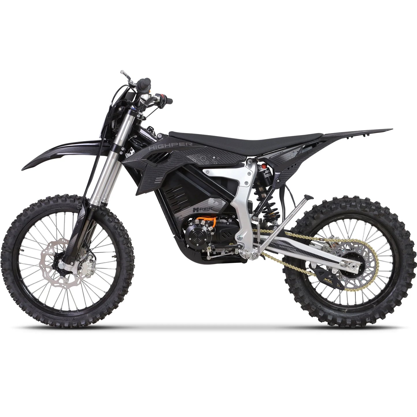 Venom 72V 12000W Electric Dirt Bike Black