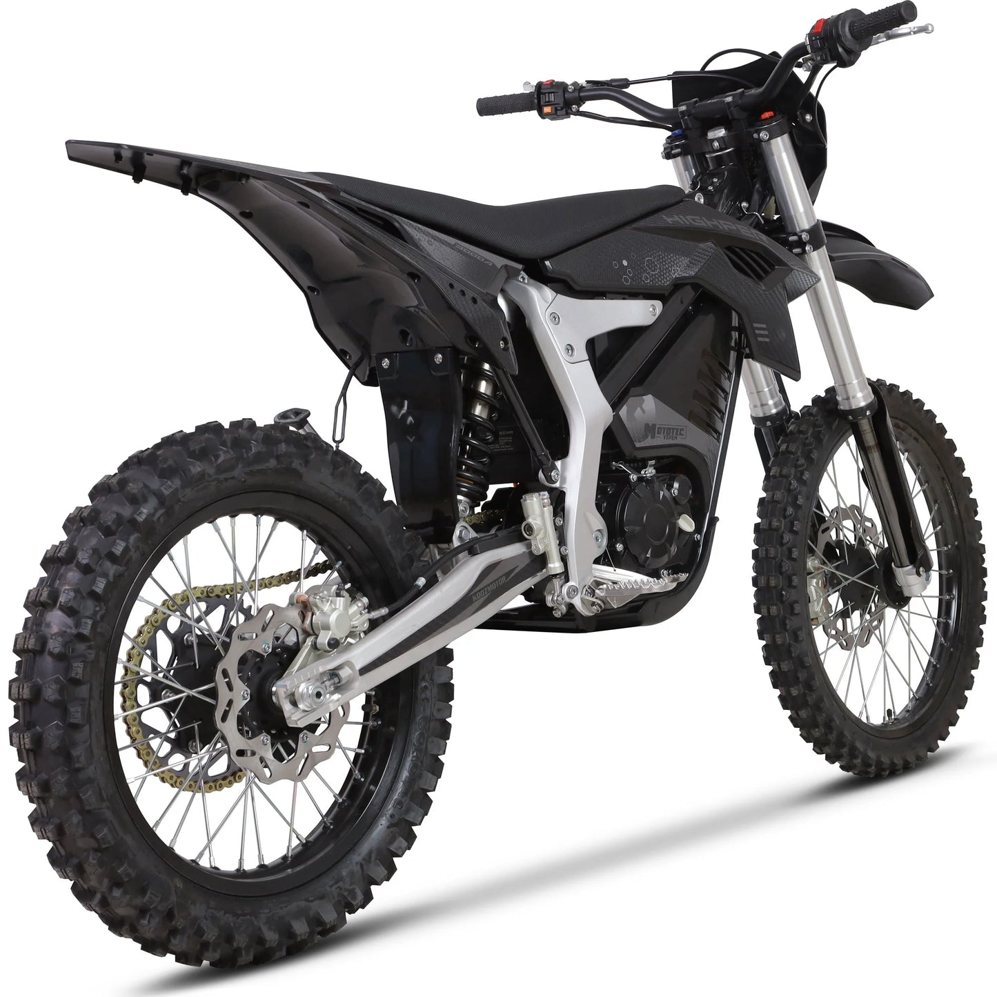 Venom 72V 12000W Electric Dirt Bike Black