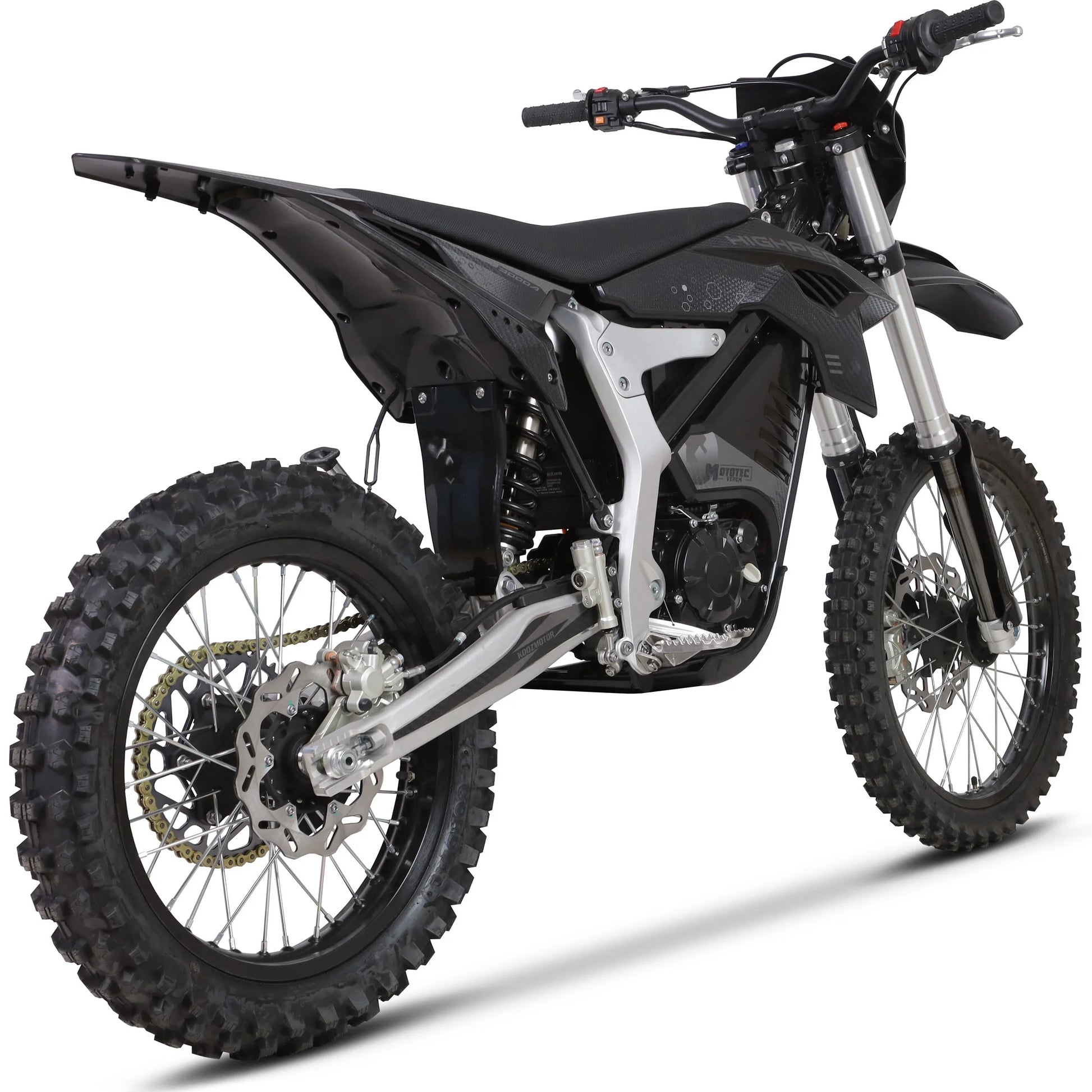 Venom 72V 12000W Electric Dirt Bike Black