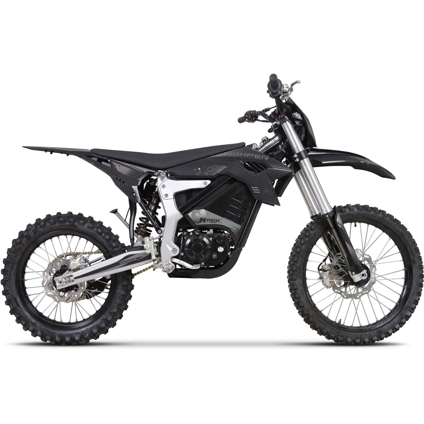 Venom 72V 12000W Electric Dirt Bike Black